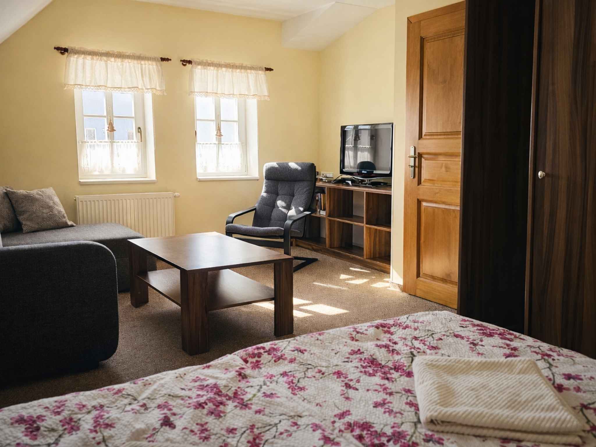 Ložnice rodinného apartmánu